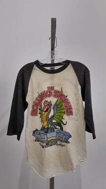 Vintage 1981 Rolling Stones Tour Shirt - Dragon Stadium Graphic (Size M)
